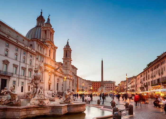 Caratteristico A Piazza Navona Roma